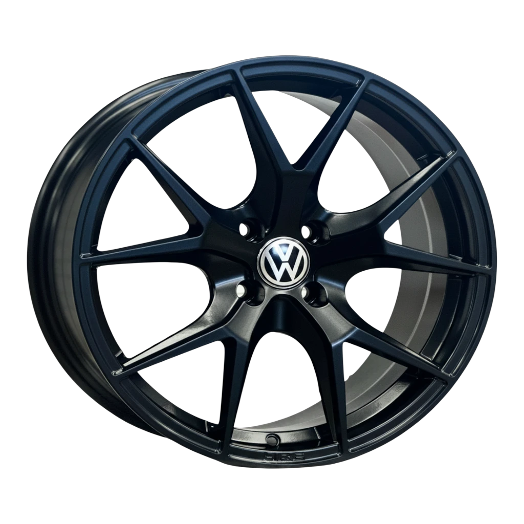 Rin PD2807 17x7.5 4-100 negro satinado