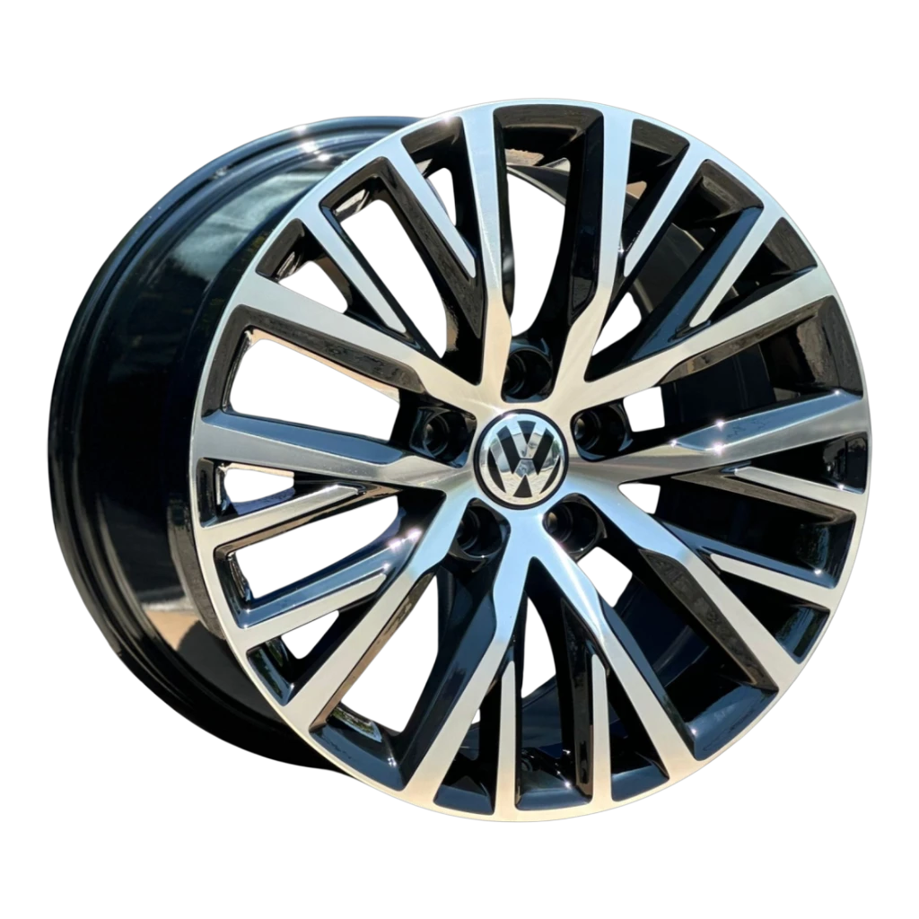 Rin VW25 17x8.0 5-112 negro maquinado