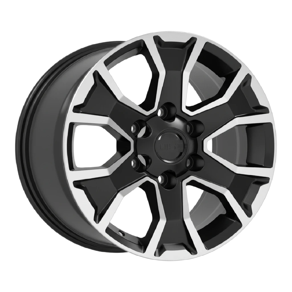 Rin TY166 17x7.5 6-139.7 negro maquinado