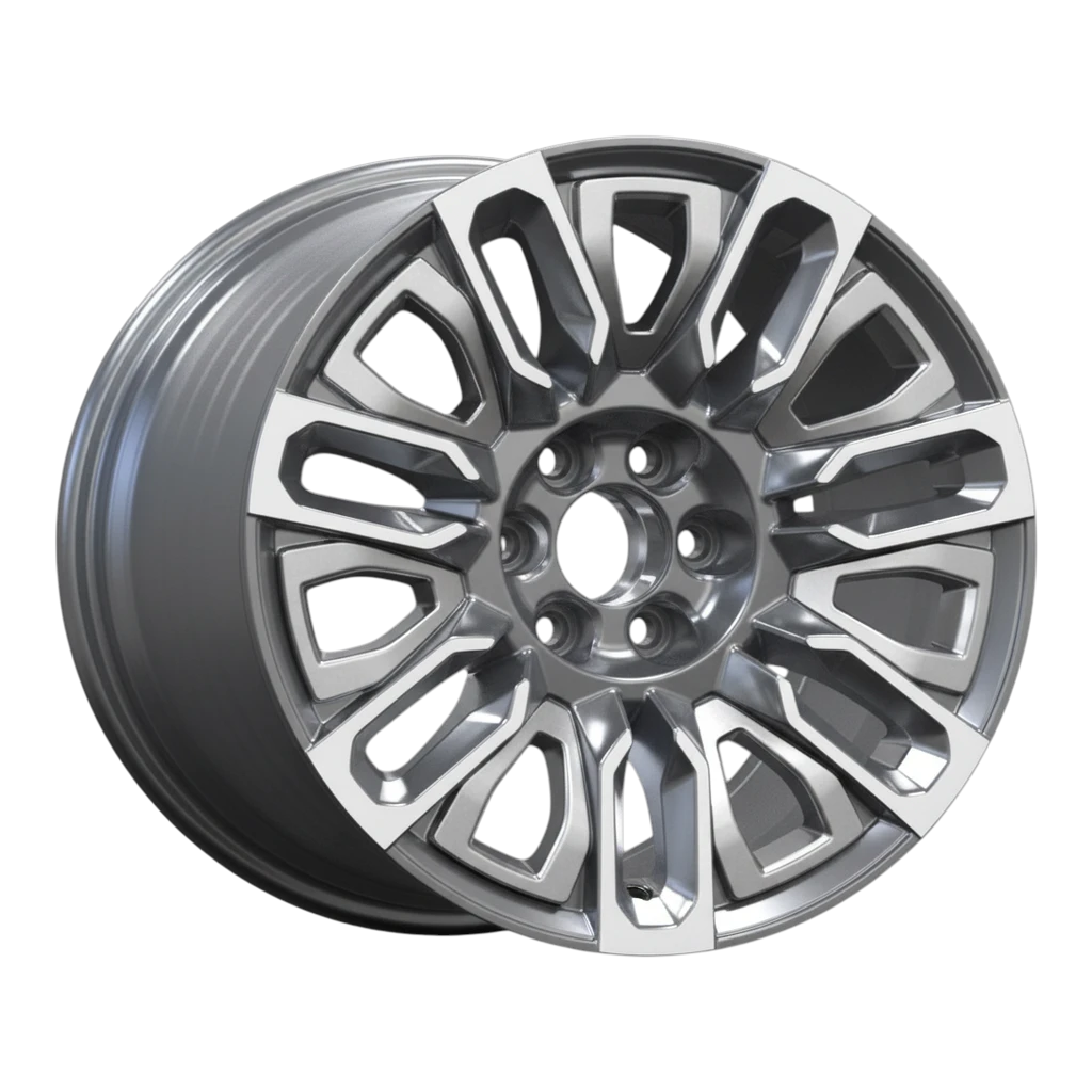 Rin GM07 22x9.0 6-139.7 negro maquinado