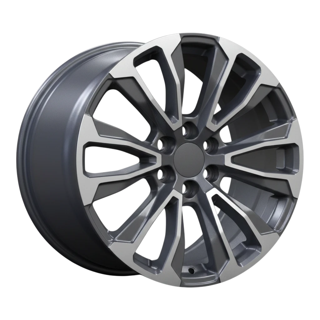 Rin GM21 22x9.0 6-139.7 negro maquinado